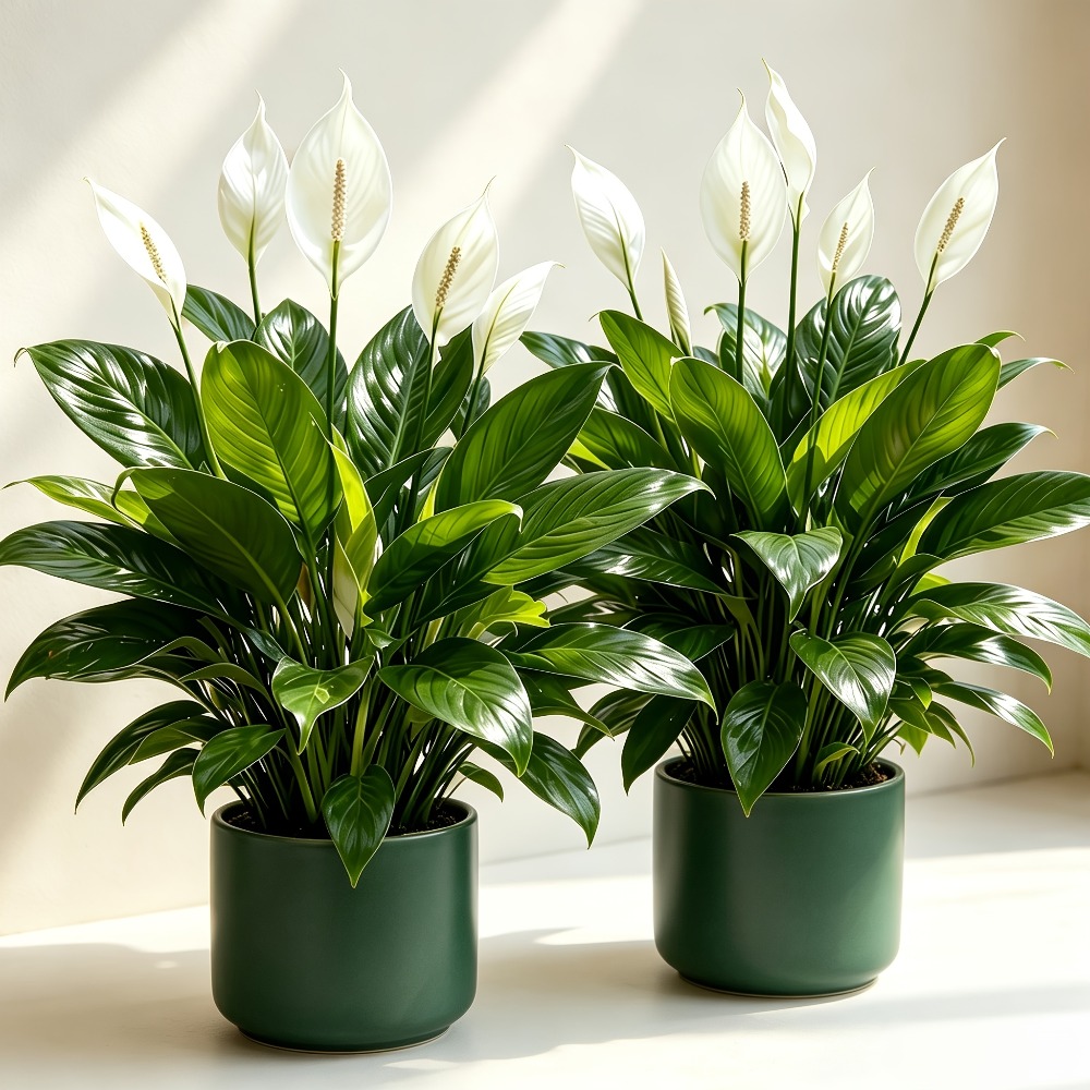 2 Piece High Quality Large Art - đánh giá và giá Peace Lily White